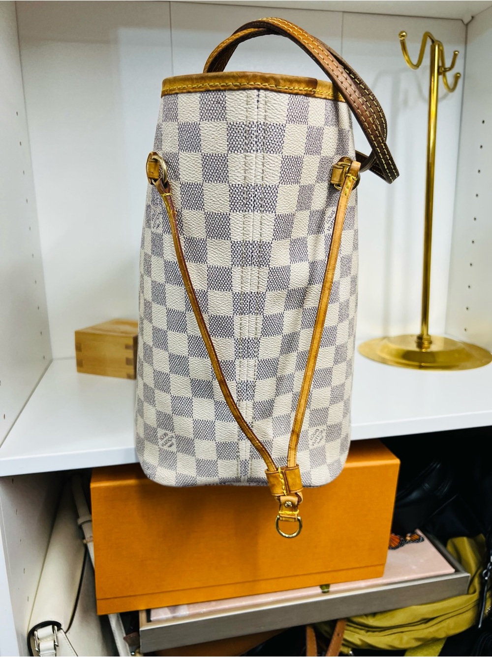 🔥🔥 Louis Vuitton Damier Azure Neverfull bag MM - Picture 12 of 17
